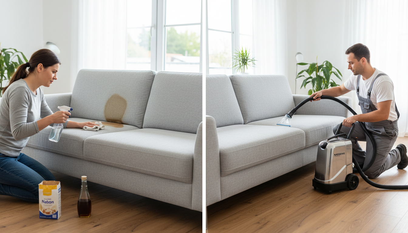 Hausmittel vs. Profi – Reinigung? Ein direkter Vergleich